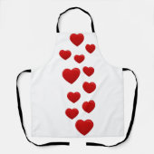 Valentinherzen Schürze (Vorderseite)