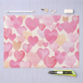 Valentinherzen Seidenpapier (Handwerk)