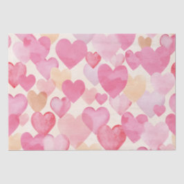 Valentinherzen Seidenpapier