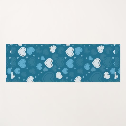 Valentinherzen Yogamatte (Vorderseite (Horizontal))