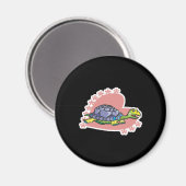 Valentinherzschildkröte Magnet (Vorderseite/Rückseite)