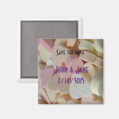Valentinhochzeit speichert die Dattelmagnete Magnet (Vorderseite/Rückseite)