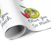 Valentinin-Kurbel-Liebe Geschenkpapier (Rolleneckpunkt)