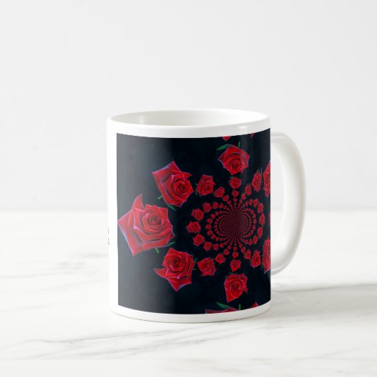 Valentinin lieblicher Text Kaffeetasse (VorderseiteRechts)
