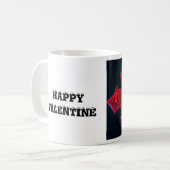 Valentinin lieblicher Text Kaffeetasse (Vorderseite Links)