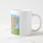 Valentinin-Tasse aus Holz Jumbo-Tasse (Rechts)