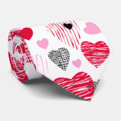 Valentinin von Whimsical Heart Krawatte (Gerollt)