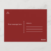 Valentinin's Cake Pops Ankündigung oder Party Postkarte (Rückseite)