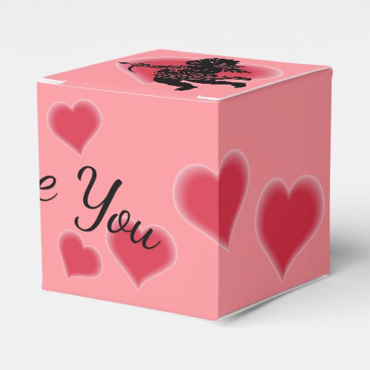 Valentinins Geschenkboxen Benutzerdefinierte Cupid Geschenkschachtel (Vorderseite)