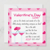 Valentinin's Martinis - die Valentinis! Einladung (Vorderseite)