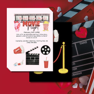 Valentinins Party-Filmabend Flyer