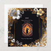 Valentinins Personalisierte Fotokarte (Vorne/Hinten)