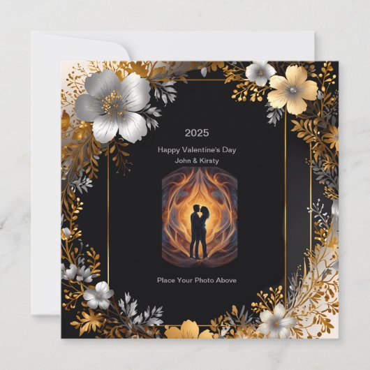Valentinins Personalisierte Fotokarte (Vorderseite)
