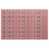 Valentinins rosa Skunk Herz Illustration Muster Stoff (Fat Quarter (45,7 x 55,9 cm))