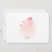 Valentinins Teddybären-Fotokarte Einladung (Rückseite)