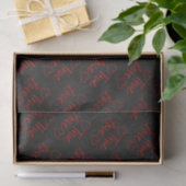 Valentinins Tissue "True Love Red Glitzer" Seidenpapier (Geschenk)