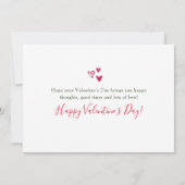 Valentinins Wünsche und Segnungen an Sie! Karte (Rückseite)