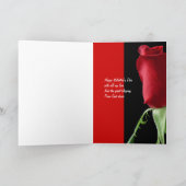 Valentinische besondere Liebe Feiertagskarte (Innenseite)