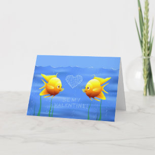 Valentinische Fische Feiertagskarte