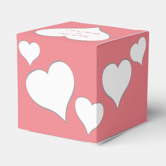 Valentinische Geschenkboxen Personalisierte Liebe  Geschenkschachtel (Rückseite)