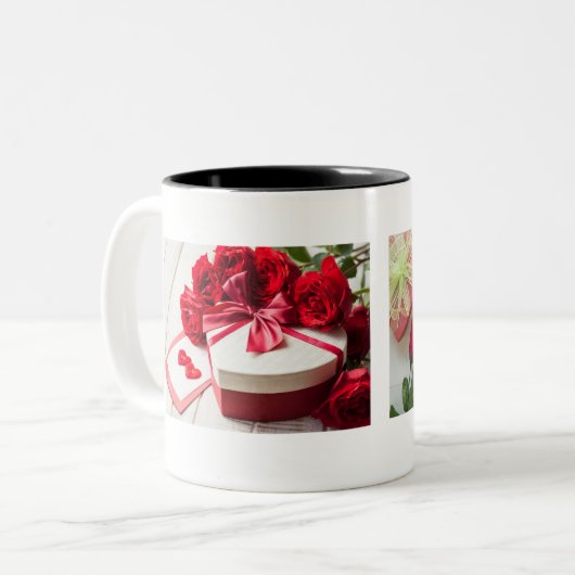 Valentinische Geschenkidee Tasse (Vorderseite Links)