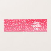 Valentinische Herz- und Liebe-Faltkarte (Außenseite Aufgefaltet)