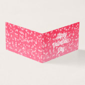 Valentinische Herz- und Liebe-Faltkarte (Vorderseite)