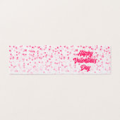 Valentinische Herz- und Liebe-Faltkarte (Außenseite Aufgefaltet)