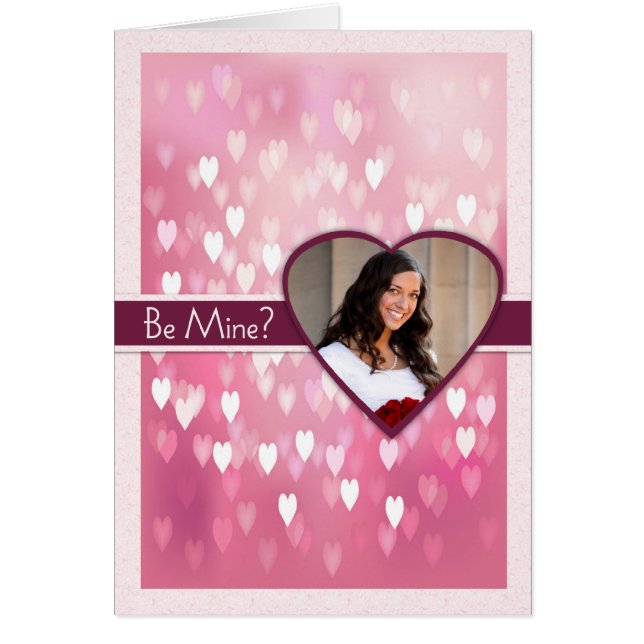 Valentinische Herzkarte (Vorne)