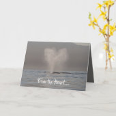 Valentinische Herzkarte Karte (Gelbe Blume)