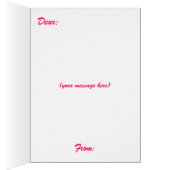 Valentinische Herzkarte und Liebe-Grußkarte (Innen (Rechts))