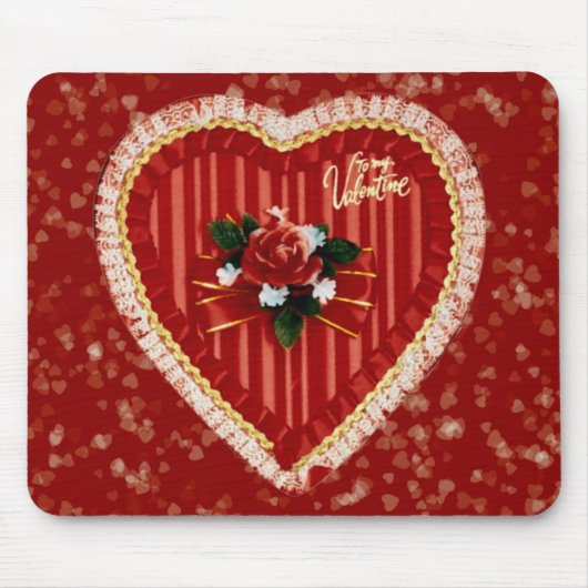 Valentinische Herzmousepad Mousepad (Vorne)