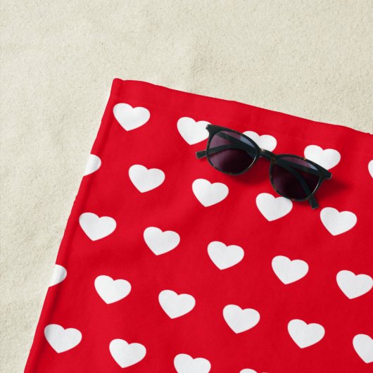 Valentinische Herzromantik Liebe Strandtuch (Beispiel)