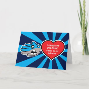 Valentinische Jawsome Shark Card Feiertagskarte
