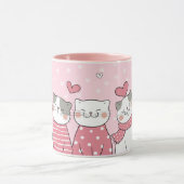 Valentinische Katze-Tasse Tasse (Zentrum)