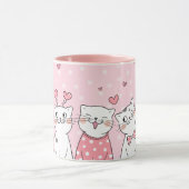 Valentinische Katze-Tasse Tasse (Zentrum)
