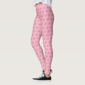 Valentinische Leggings Pink Kisses Leggings (Links)