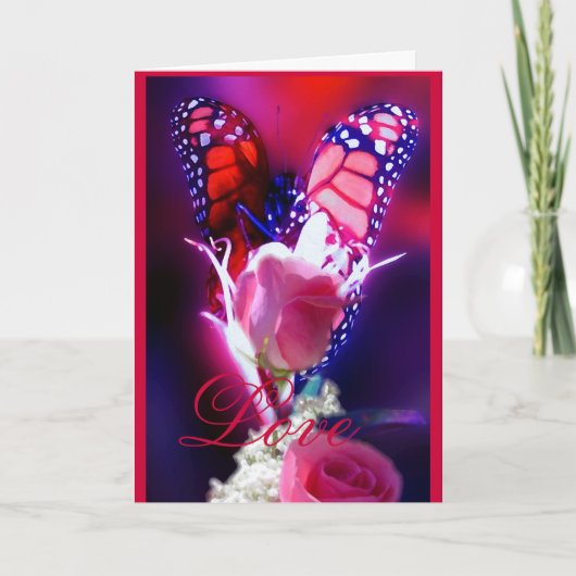 Valentinische Liebe Feiertagskarte (Vorderseite)