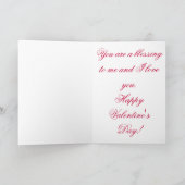 Valentinische Liebe Feiertagskarte (Innenseite)