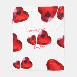 Valentinische Liebe Fleece Blanket