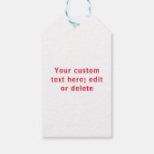 Valentinische Liebe Geschenkanhänger (Rückseite)