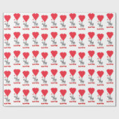 Valentinische Liebe Geschenkpapier (Flach)