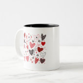Valentinische Liebe Tasse (Vorderseite Links)