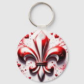 Valentinische Lilie Schlüsselanhänger (Rückseite)