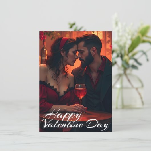 Valentinische Magie mit romantischer Zusammengehör (Stehend Vorderseite)