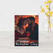 Valentinische Magie mit romantischer Zusammengehör Karte (Gelbe Blume)