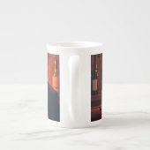 Valentinische Magie mit romantischer Zusammengehör Porzellantasse (Rückseite)