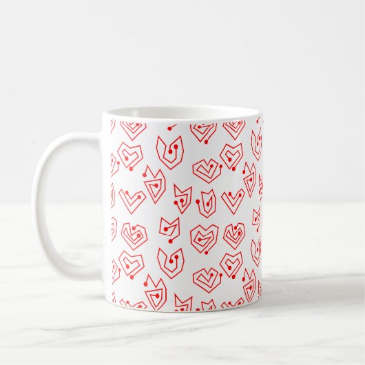 Valentinische Mazes Kaffeetasse (Links)