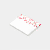 Valentinische Mazes Post-it Klebezettel (angewinkelt)