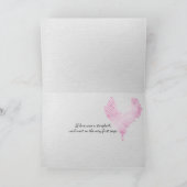 Valentinische Papierherzen mit abgerissener Kante Einladung (Innenseite)